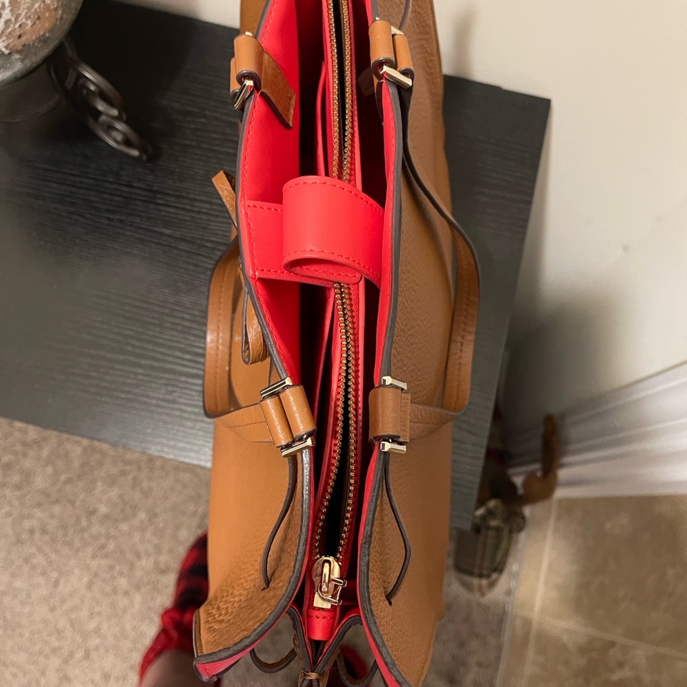 Kate Spade Brown Leather Shoulder Bag - Picture 10 of 13
